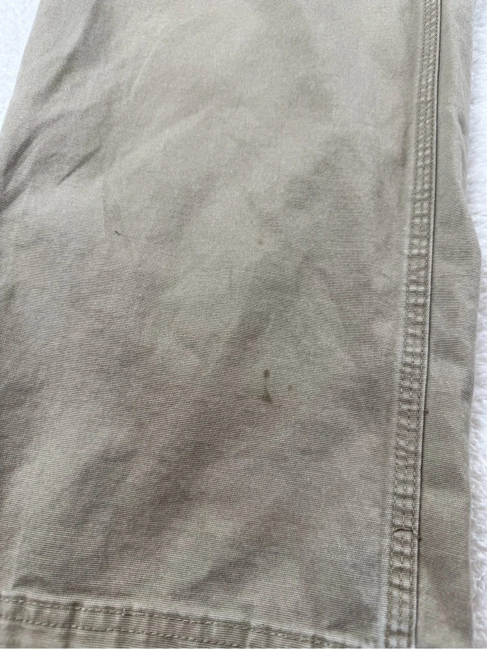 Duluth Trading Co Beige Flex Fire Hose Cargo Utility Pants Size 34x34 Trim Fit